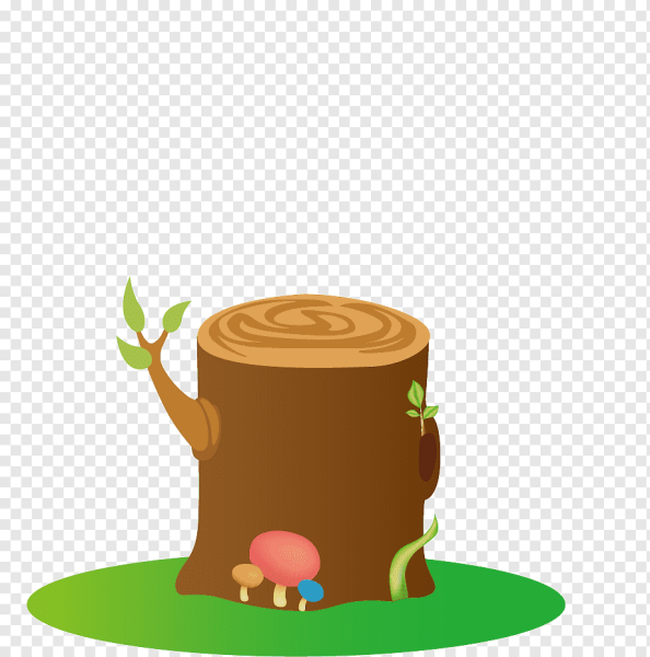 Пень мультяшный