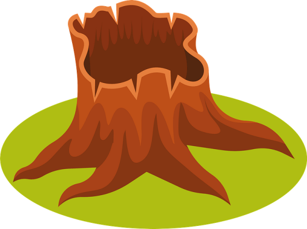 Пенек мультяшное