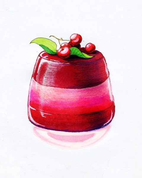 Желе Брусничное