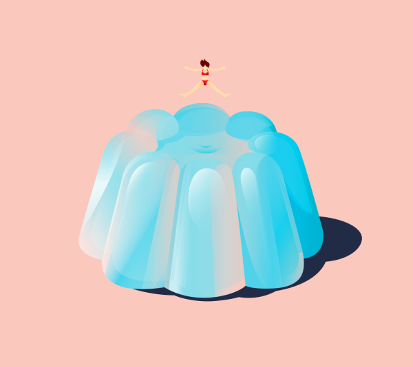 Растаявшее желе