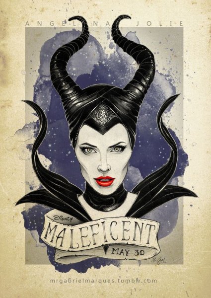Малефисента Дисней рисунок