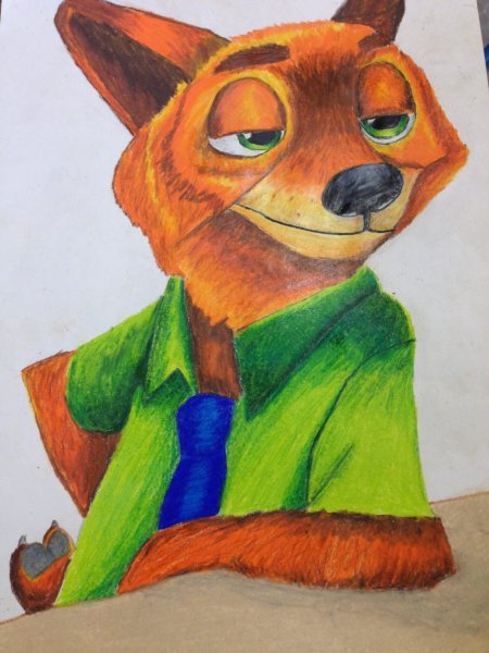 Эмоции лиса Ника Уайльда