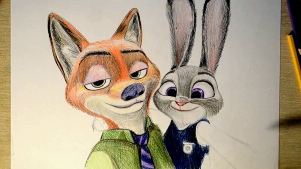 Зверополис для срисовки Джуди