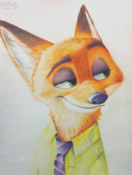 Эмоции лиса Ника Уайльда