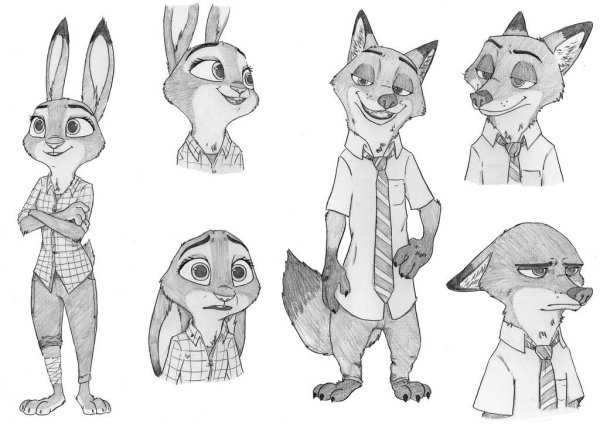 Рисование Джуди Хоппс