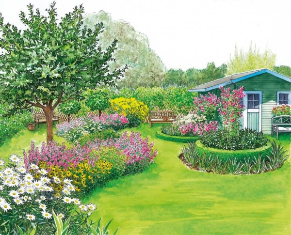 Дети в саду