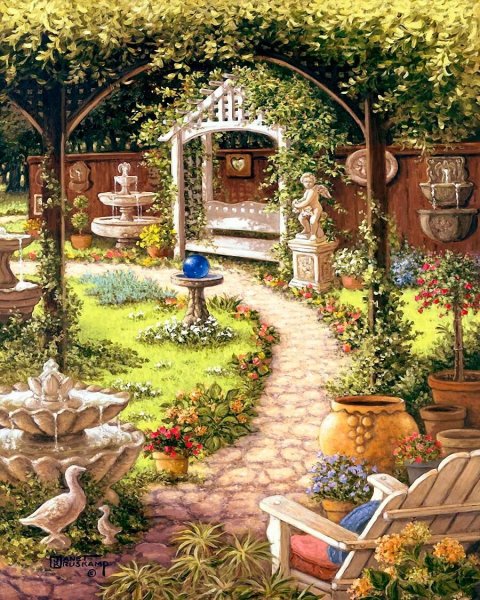 Художник Джанет Крускамп