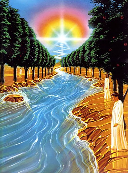 Алмазная мозаика горный водопад 40х50