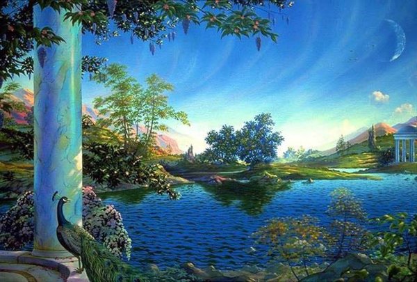 Картины фэнтези природа