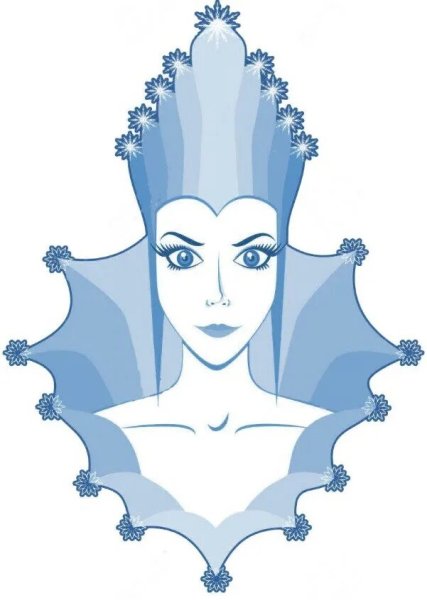 На риссовать к сказка Снежная Королева