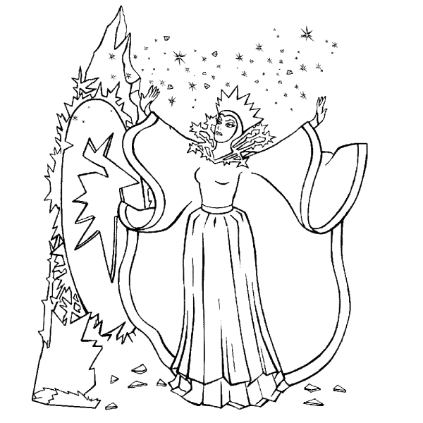 Королева рисунок карандашом