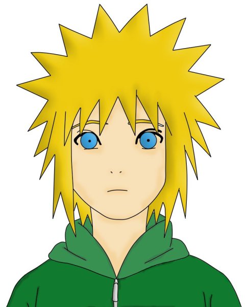 Раскраски Наруто Хокаге Минато