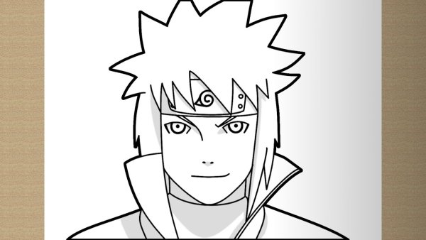 Минато Намикадзе арт карандашом