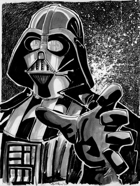 Дарт Вейдер рисунок