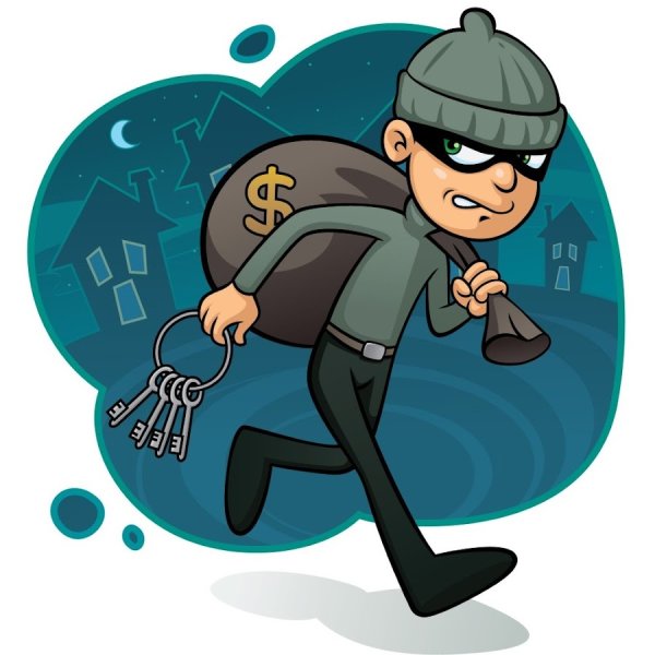 Грабитель мультяшный
