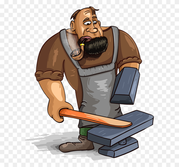 Кузнец мультяшный