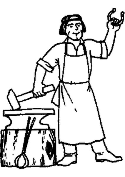 Занятия древних славян раскраска
