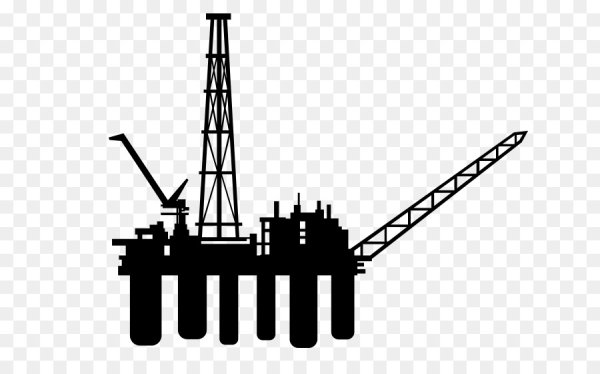 Нефтяная вышка силуэт