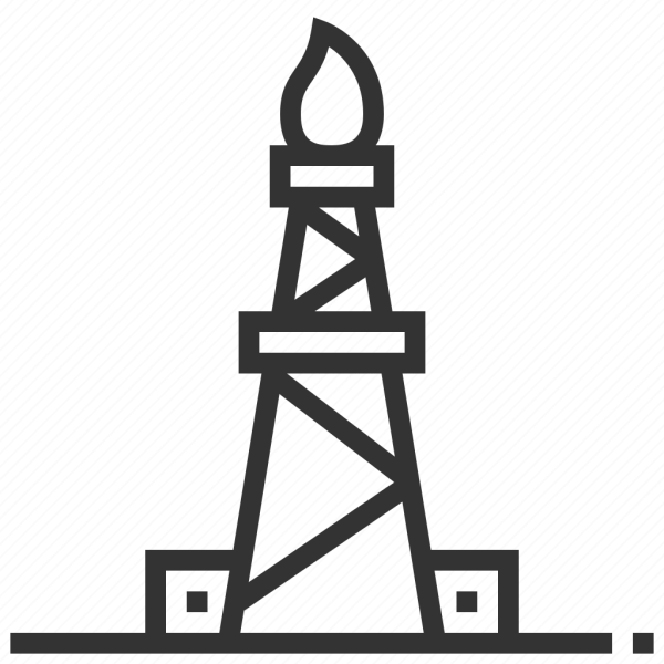 Буровая вышка значок