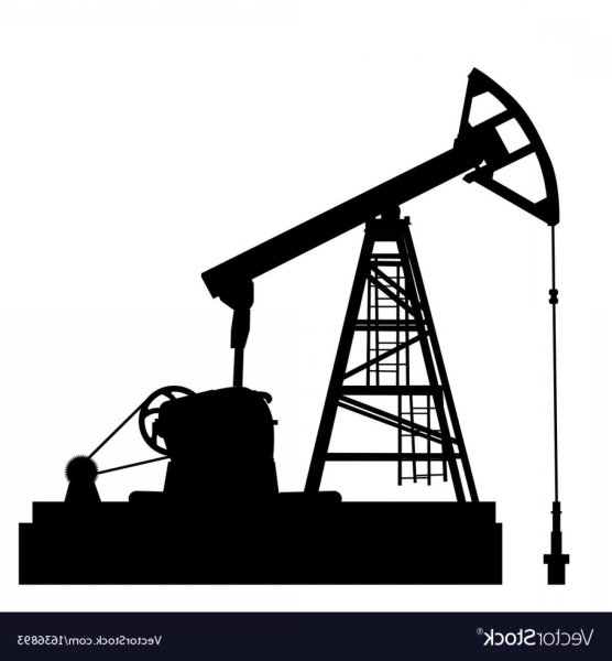 Нефтяная вышка вектор
