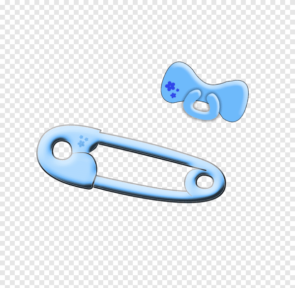 Булавка черно-белая