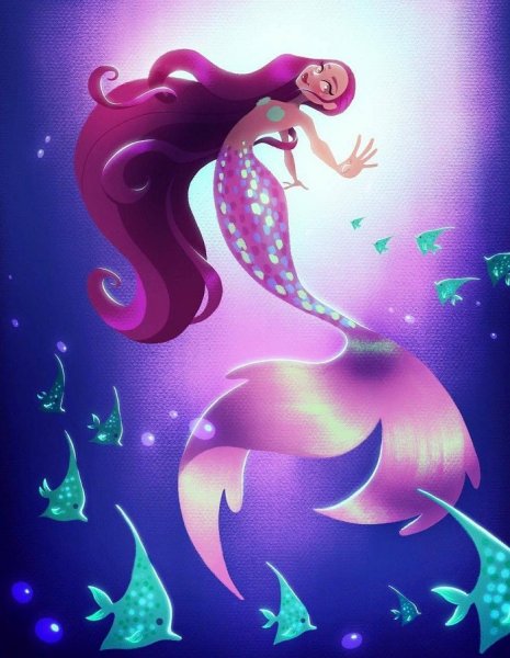 Русалки мультяшные