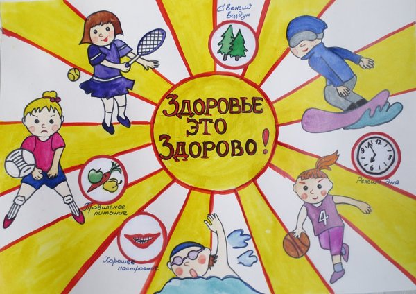 Здоровый образ жизни рисунок