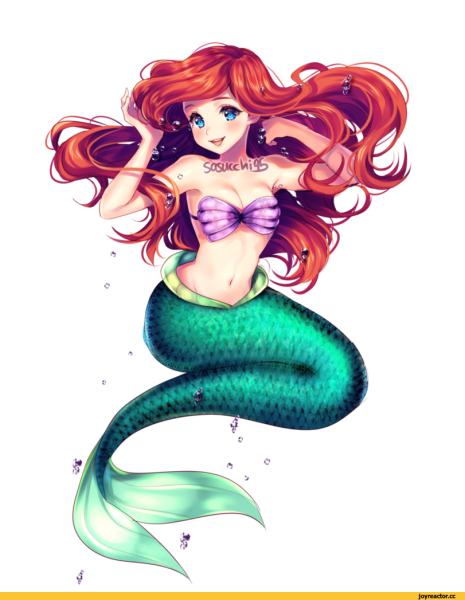 Русалочка Ариель аниме