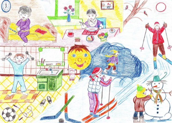 Здоровый образ жизни рисунок