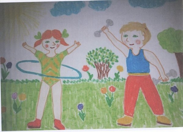 Детские рисунки здоровый образ жизни