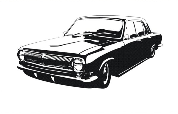 ГАЗ 24 скетч