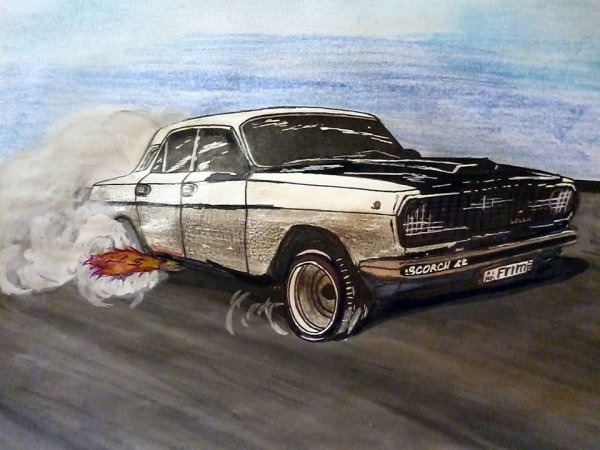 Волга 2410 рисунок