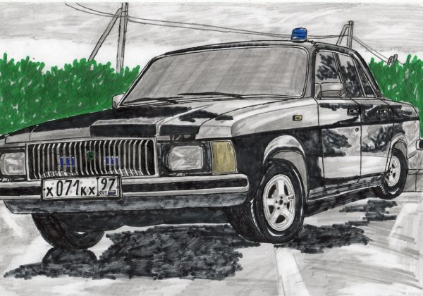 ГАЗ Волга 3102 вектор