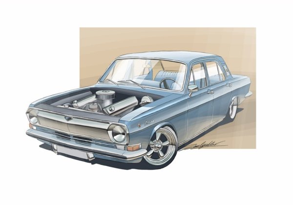 ГАЗ 24 Волга арт