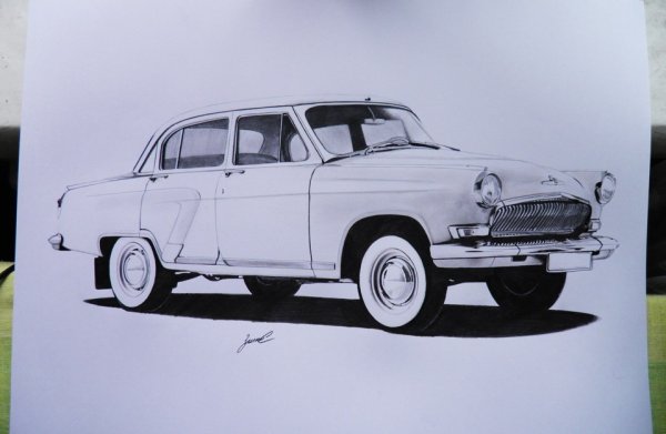 ГАЗ - м21 Волга разукрашка