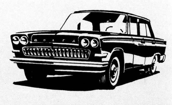 ГАЗ 24 силуэт