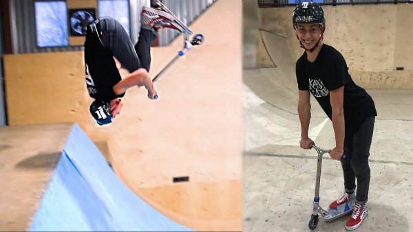 Трюковой самокат Пети Бондаря