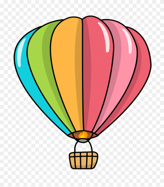 Воздушный шар мультяшный