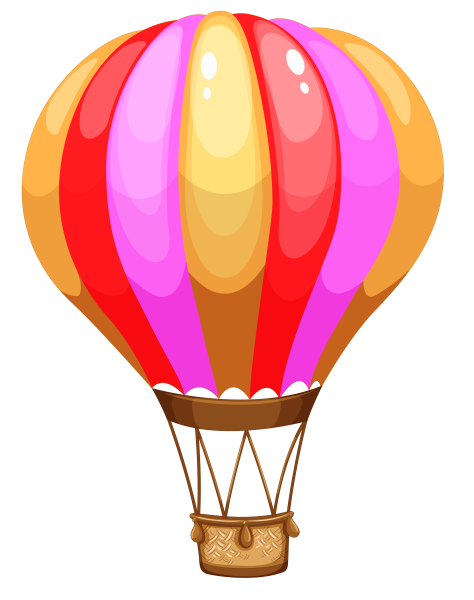 Воздушный шар мультяшный