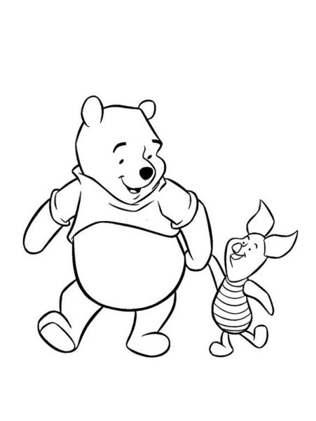 Винни пух рисунок