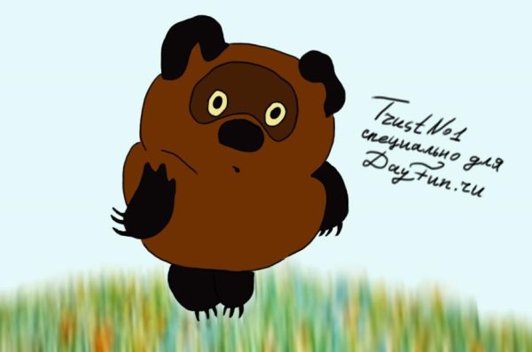 Винни пух рисунок