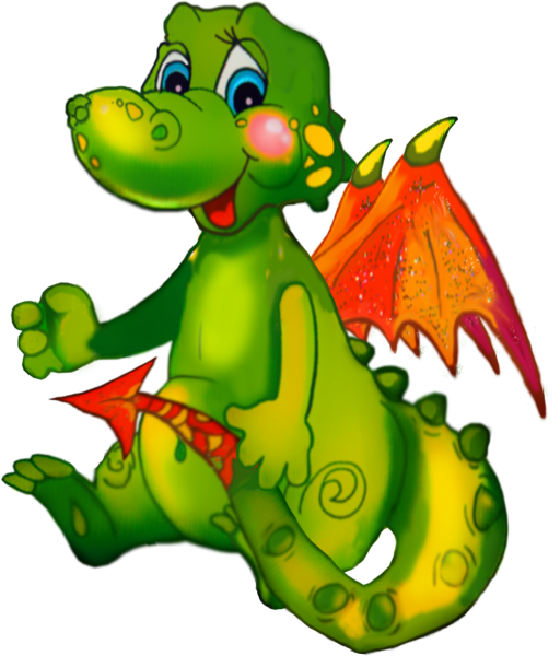 Мультяшный дракончик