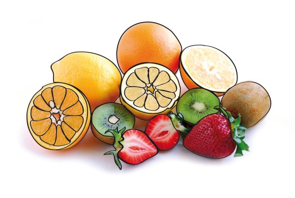 Нарисовать фрукты