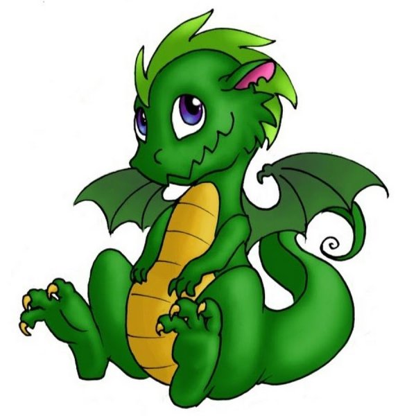 Зеленый дракончик