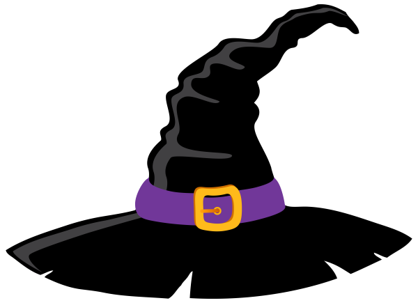 Хэллоуинская шляпа ведьмы