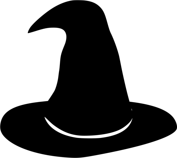 Шляпа ведьмы силуэт