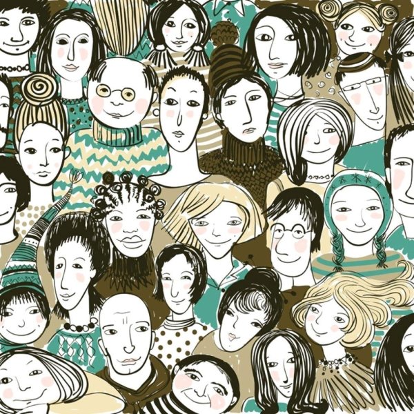 Разные люди иллюстрация