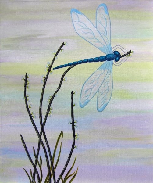 Рисование Стрекоза