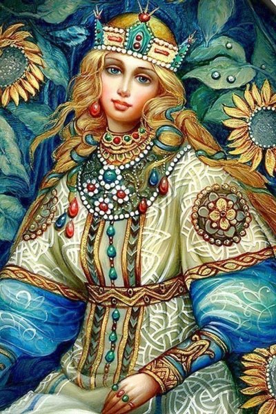 Русский народный костюм рисунок