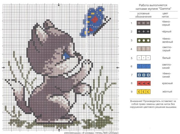 Схемы для вышивания крестиком